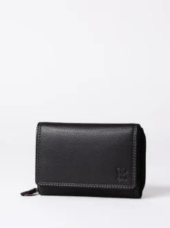 Lakeland Leather Black Small Purse