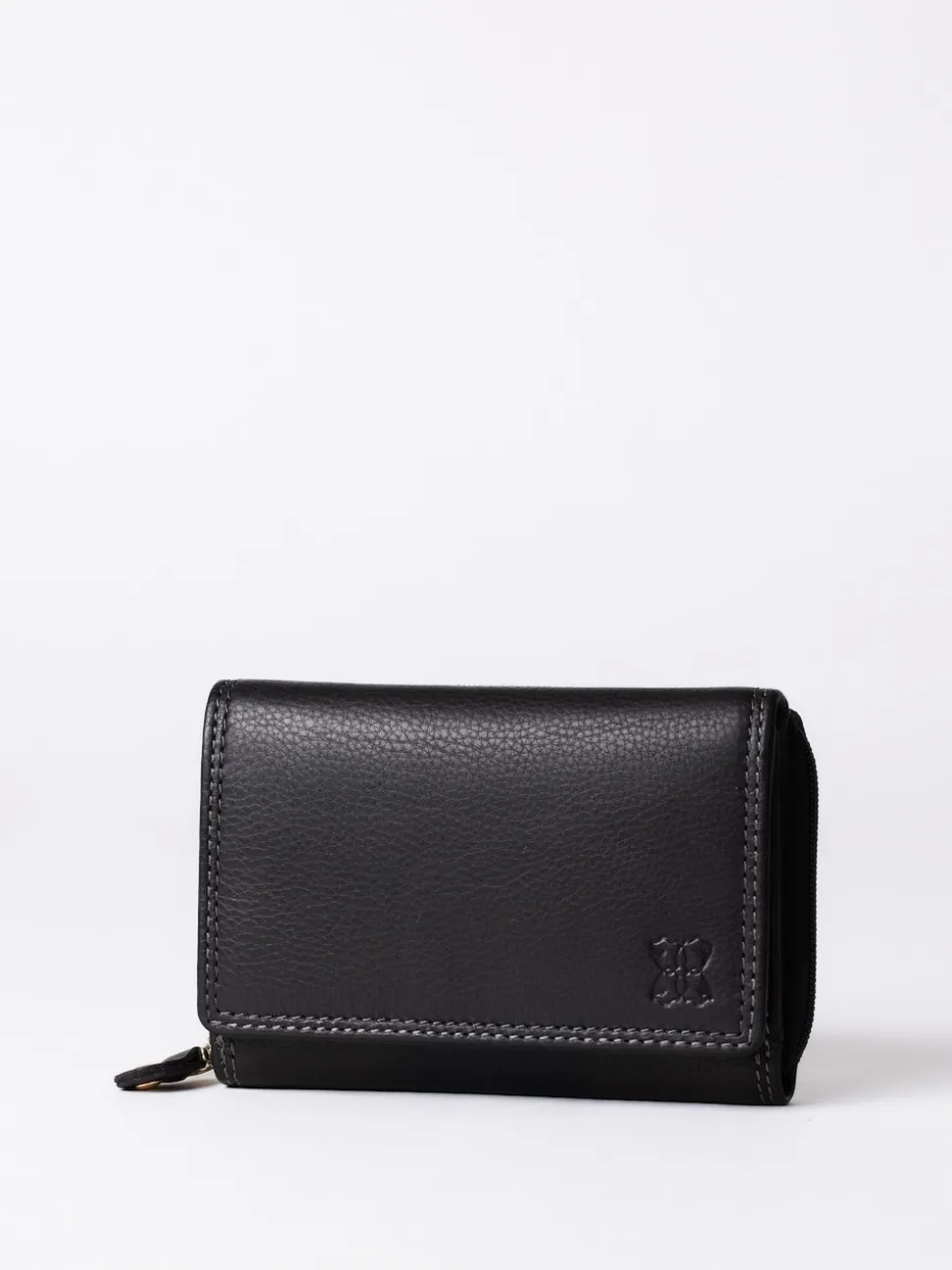 Lakeland Leather Black Small Purse
