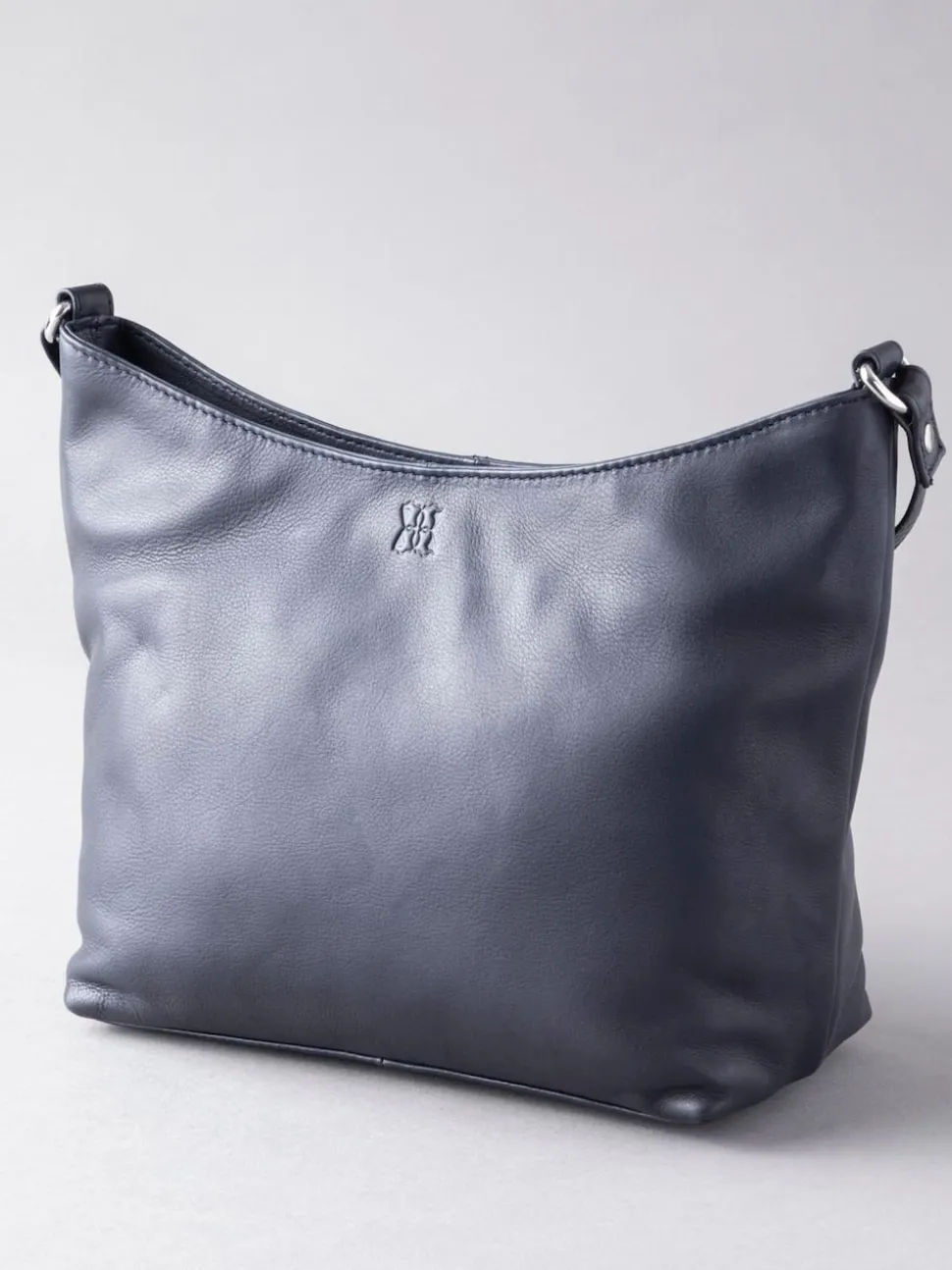 Lakeland Leather Blue Grasmere Cross-Body Bag