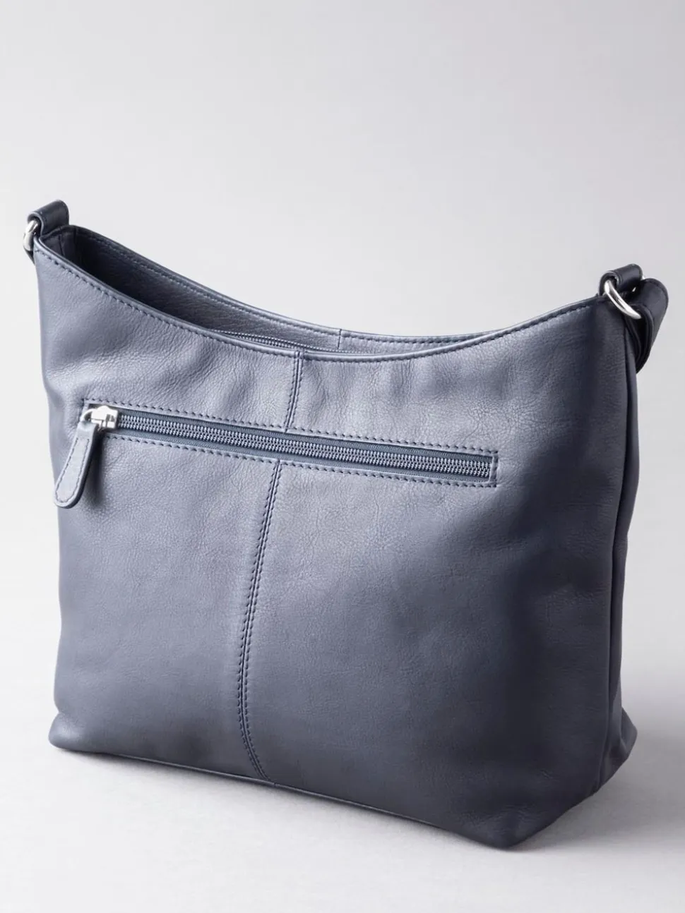 Lakeland Leather Blue Grasmere Cross-Body Bag