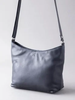 Lakeland Leather Blue Grasmere Cross-Body Bag