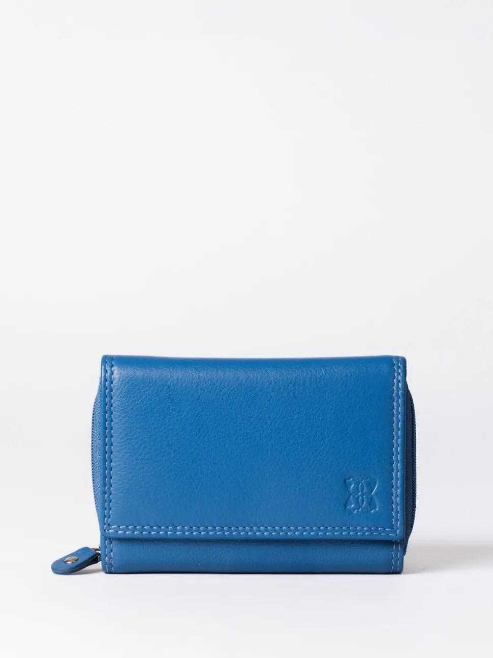 Lakeland Leather Blue Small Purse