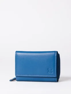 Lakeland Leather Blue Small Purse