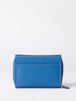Lakeland Leather Blue Small Purse