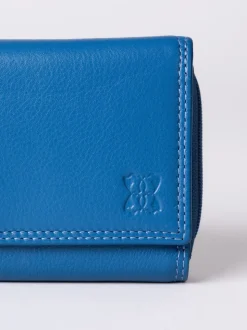 Lakeland Leather Blue Small Purse