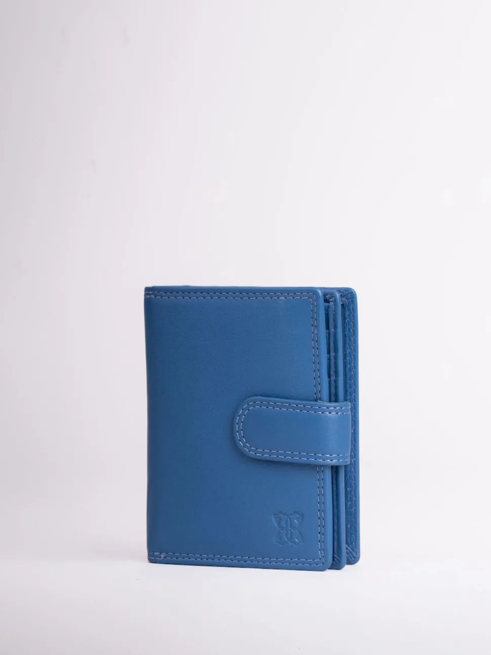 Lakeland Leather Blue Small Tab Purse