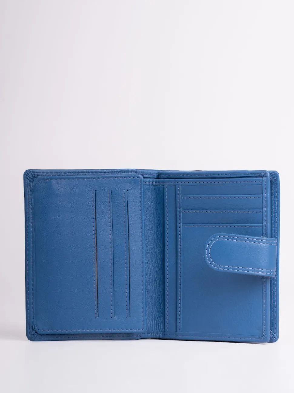 Lakeland Leather Blue Small Tab Purse