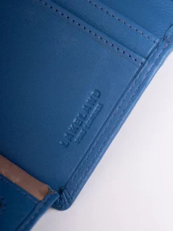 Lakeland Leather Blue Small Tab Purse