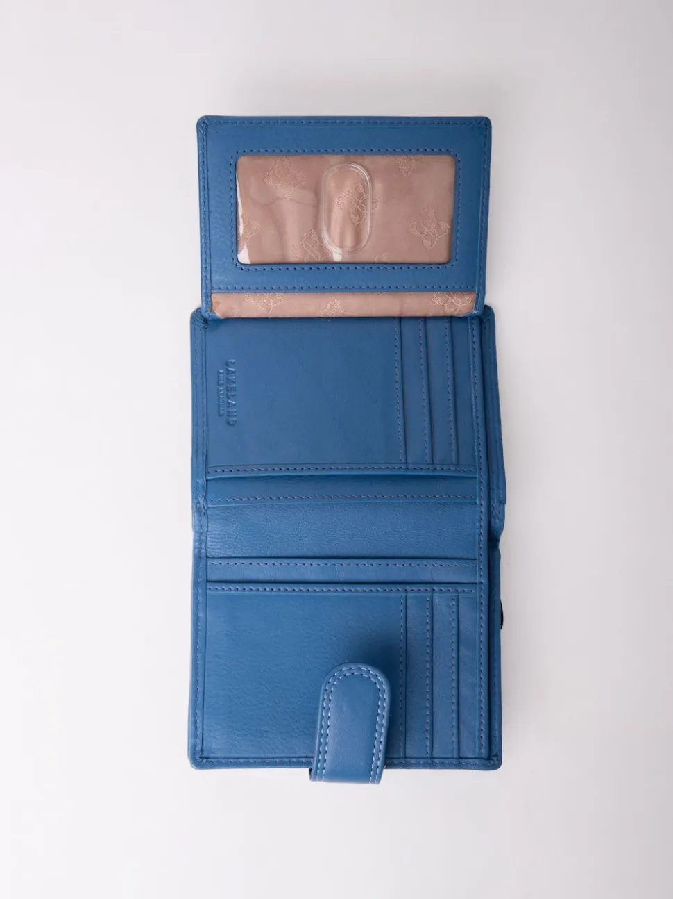 Lakeland Leather Blue Small Tab Purse