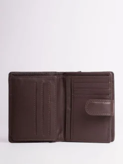 Lakeland Leather Brown Small Tab Purse