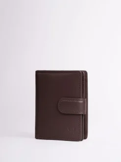 Lakeland Leather Brown Small Tab Purse