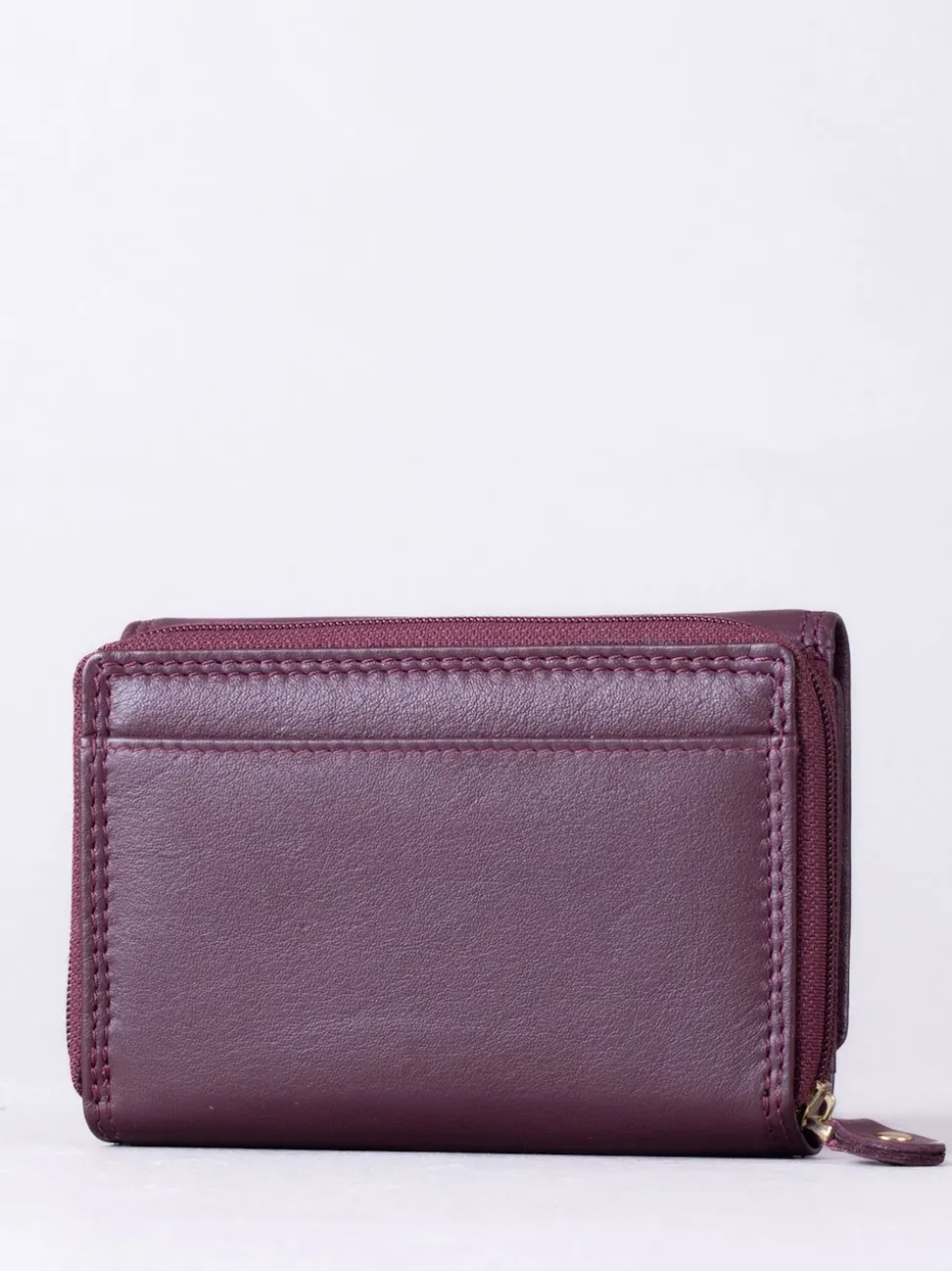 Lakeland Leather Burgundy Small Purse