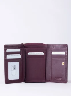 Lakeland Leather Burgundy Small Purse