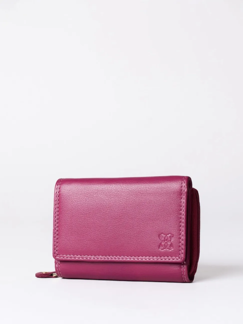 Lakeland Leather Cranberry Small Purse