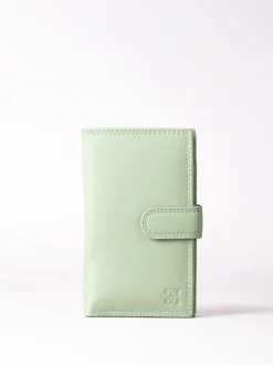 Lakeland Leather Green Medium Tab Purse