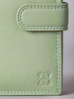 Lakeland Leather Green Medium Tab Purse
