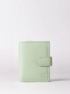 Lakeland Leather Green Small Tab Purse