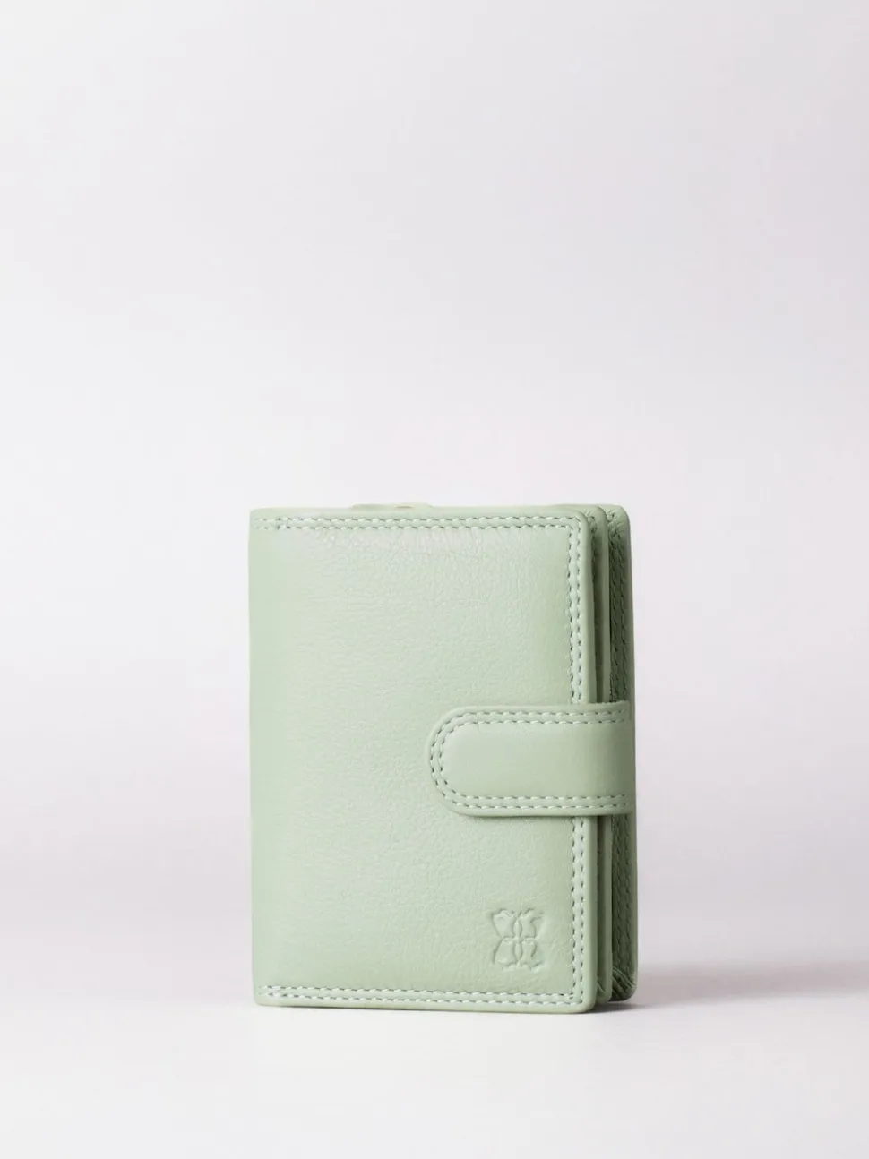 Lakeland Leather Green Small Tab Purse