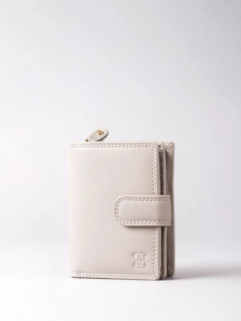 Lakeland Leather Grey Small Tab Purse