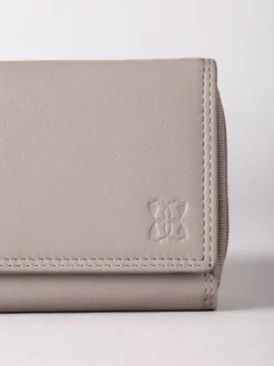 Lakeland Leather Grey Small Purse