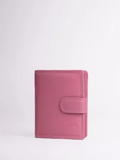 Lakeland Leather Mauve Pink Small Tab Purse