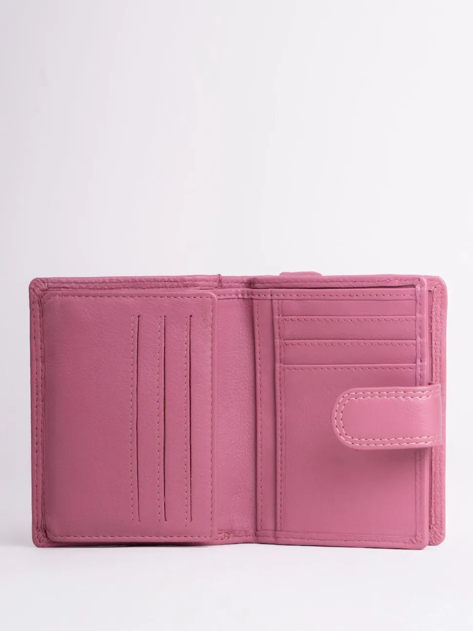 Lakeland Leather Mauve Pink Small Tab Purse