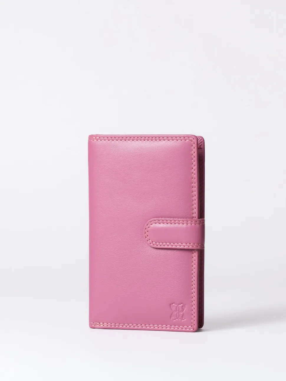 Lakeland Leather Mauve Pink Medium Tab Purse