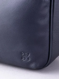 Lakeland Leather Navy Ambleside Cross-Body Bag
