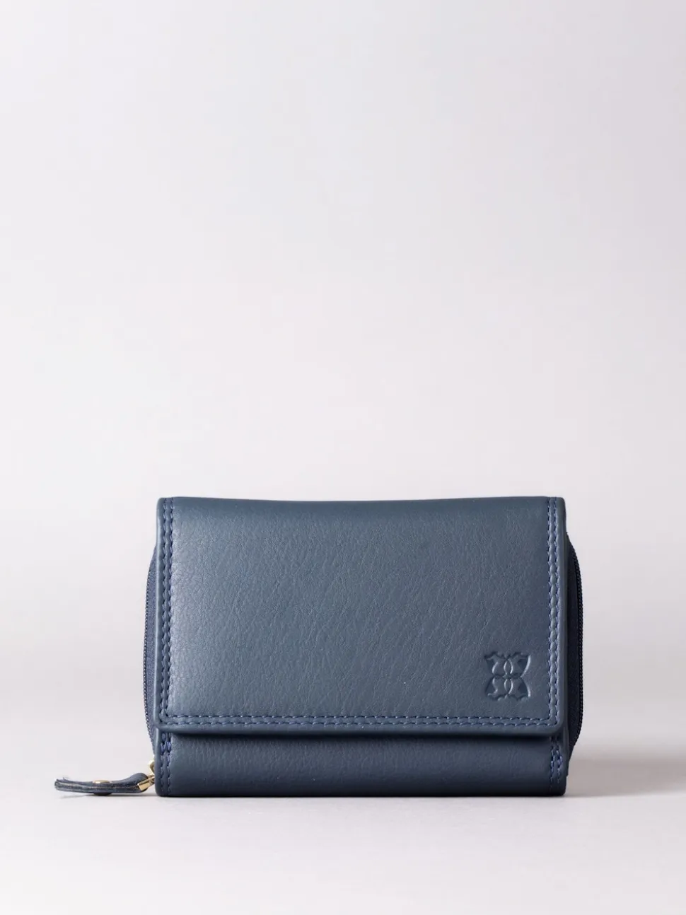 Lakeland Leather Navy Blue Small Purse