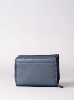 Lakeland Leather Navy Blue Small Purse