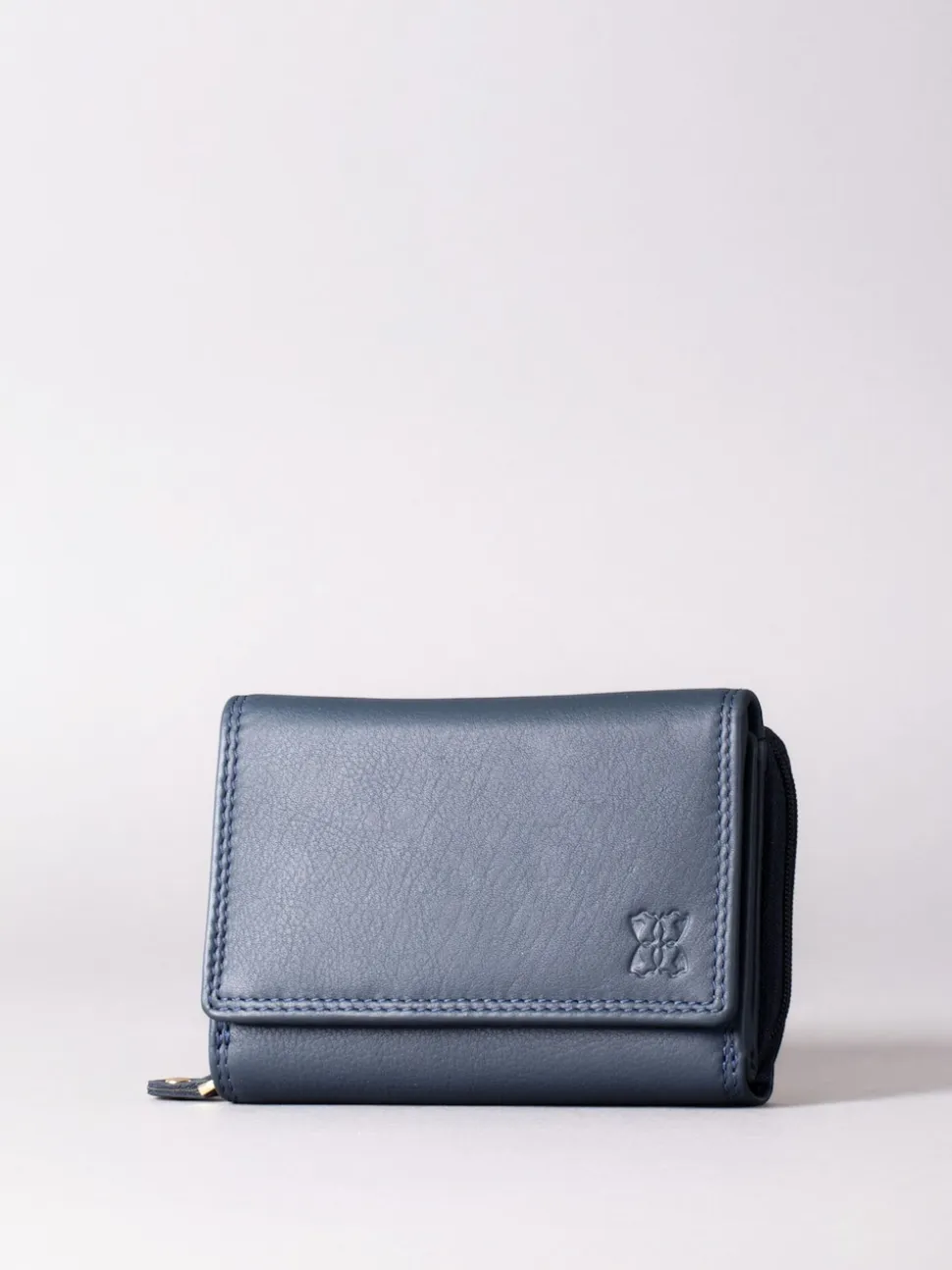 Lakeland Leather Navy Blue Small Purse