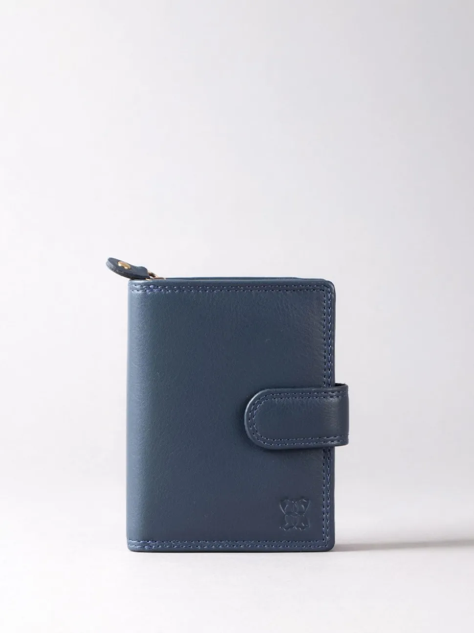 Lakeland Leather Navy Blue Small Tab Purse