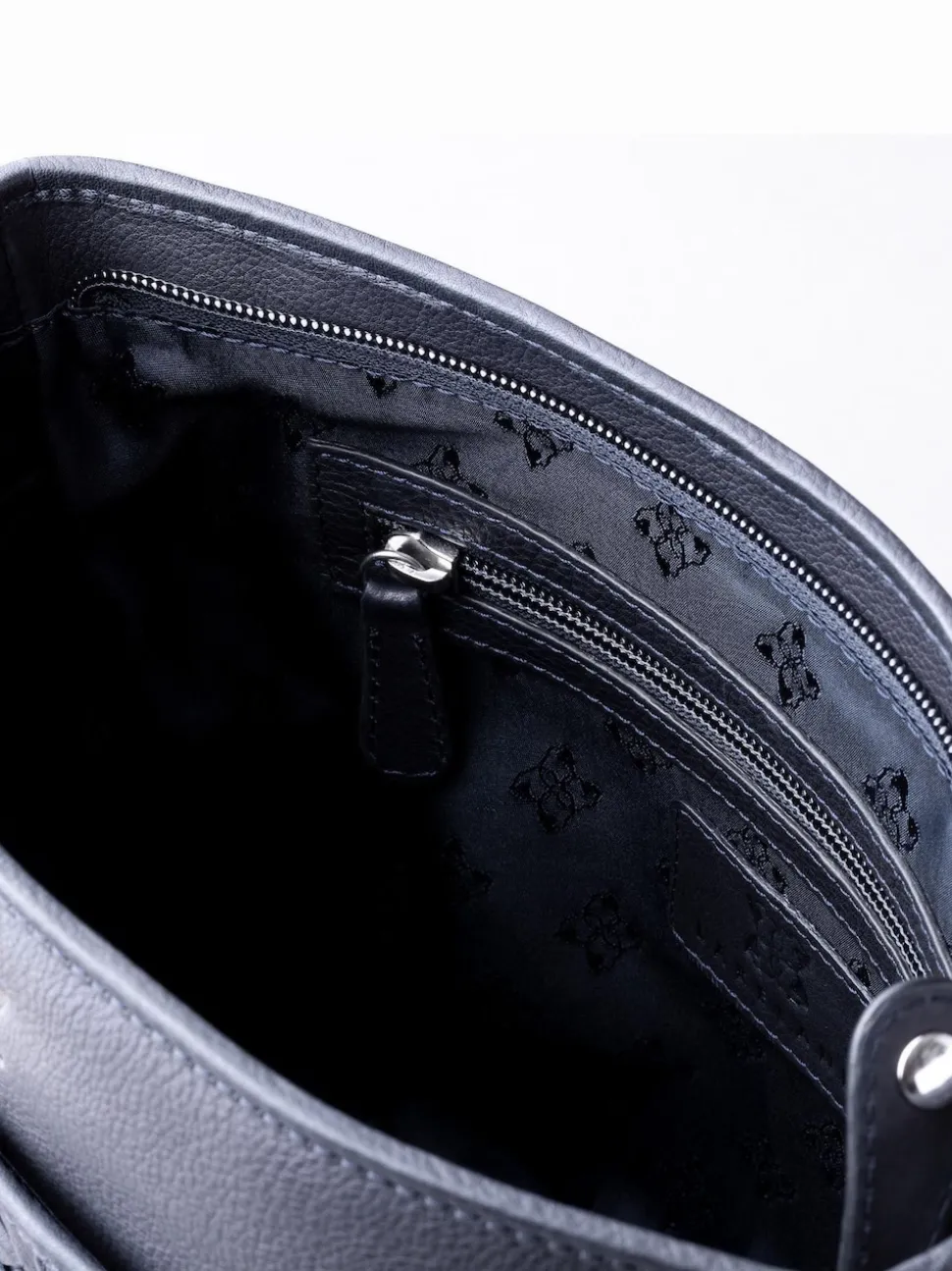 Lakeland Leather Navy Farlam Cross-Body Bag