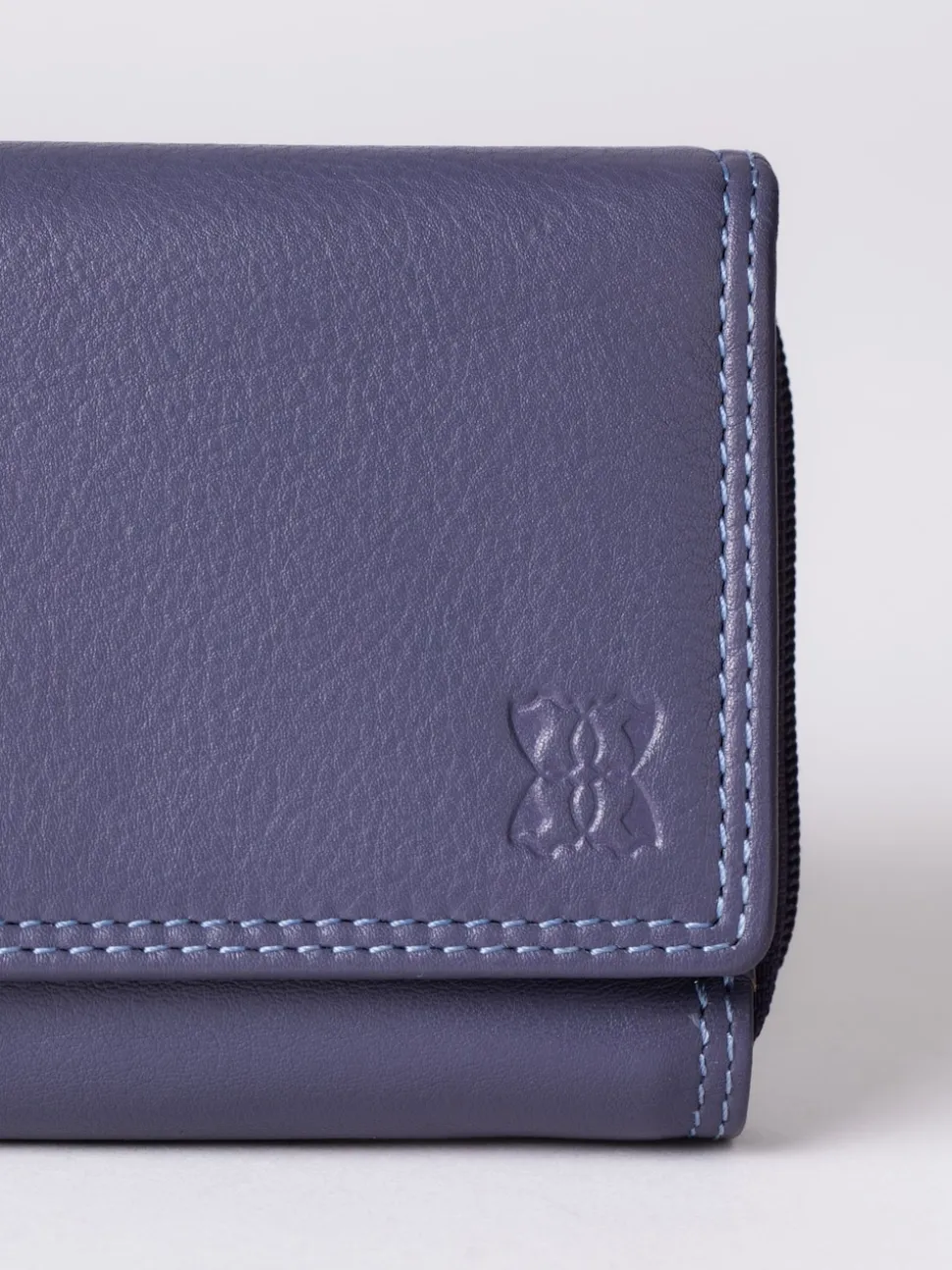 Lakeland Leather Purple Small Purse