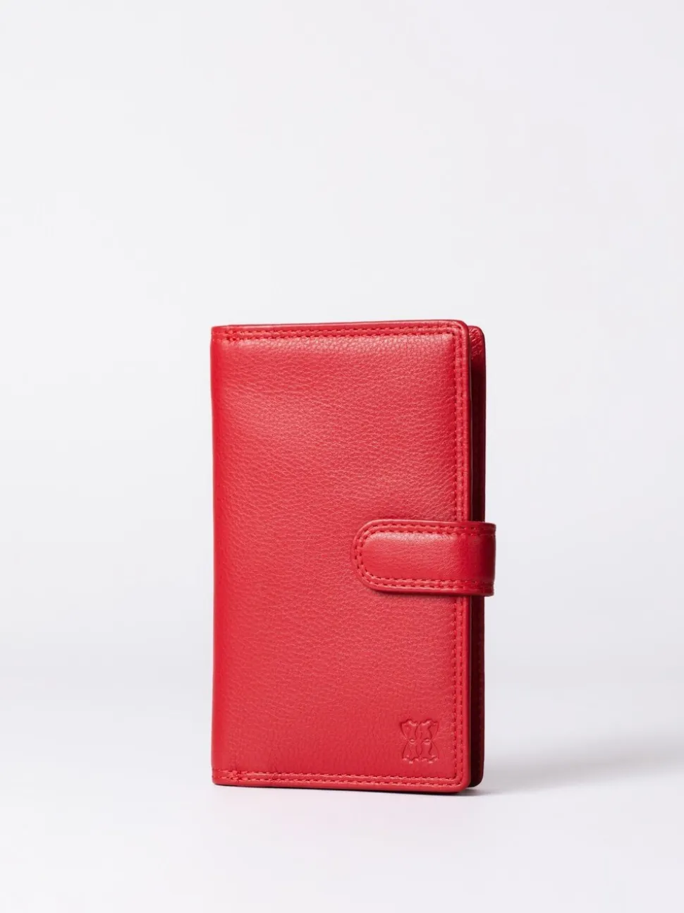 Lakeland Leather Red Medium Tab Purse