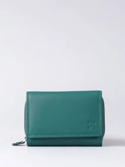 Lakeland Leather Teal Green Small Purse