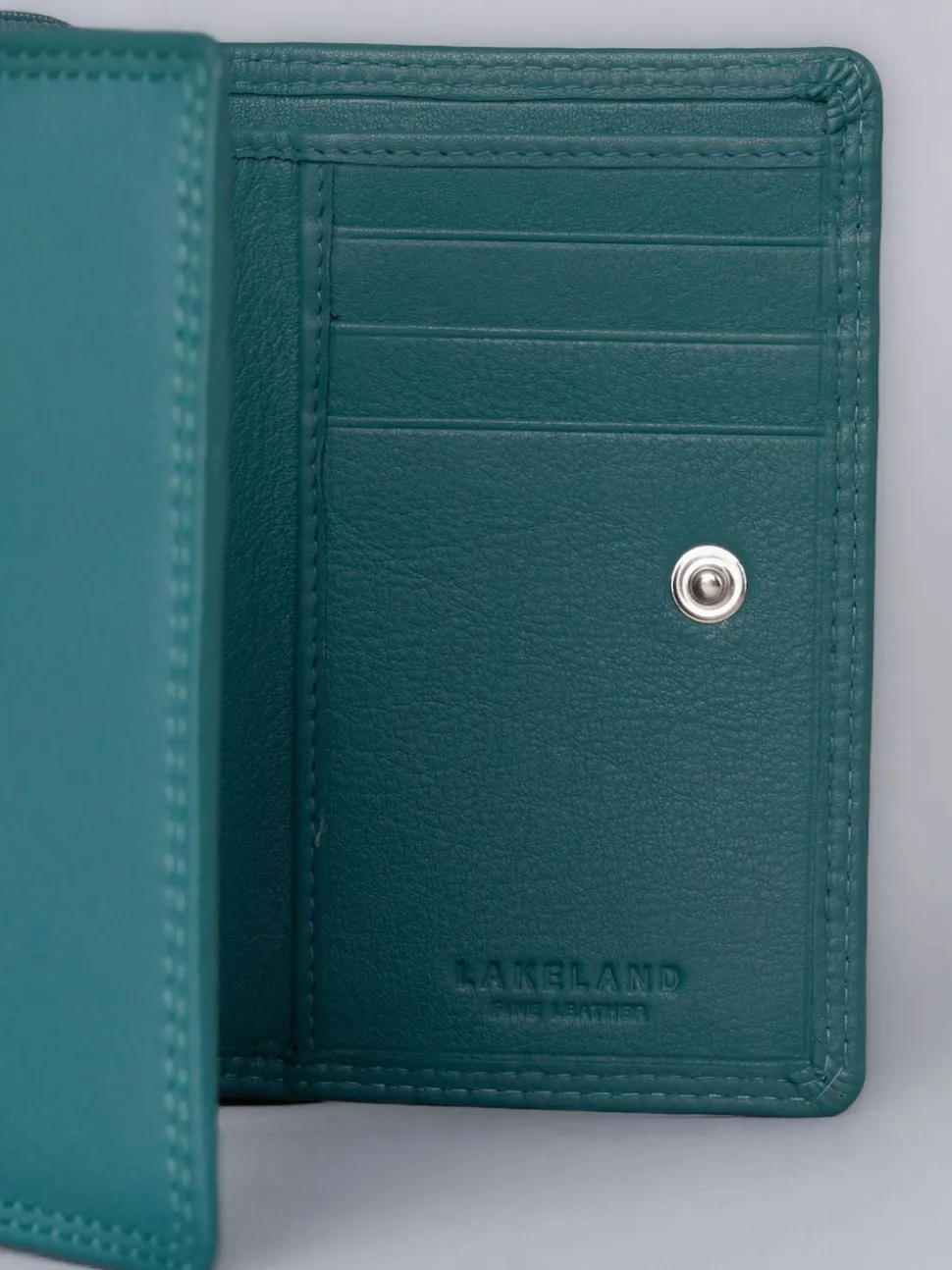 Lakeland Leather Teal Green Small Purse