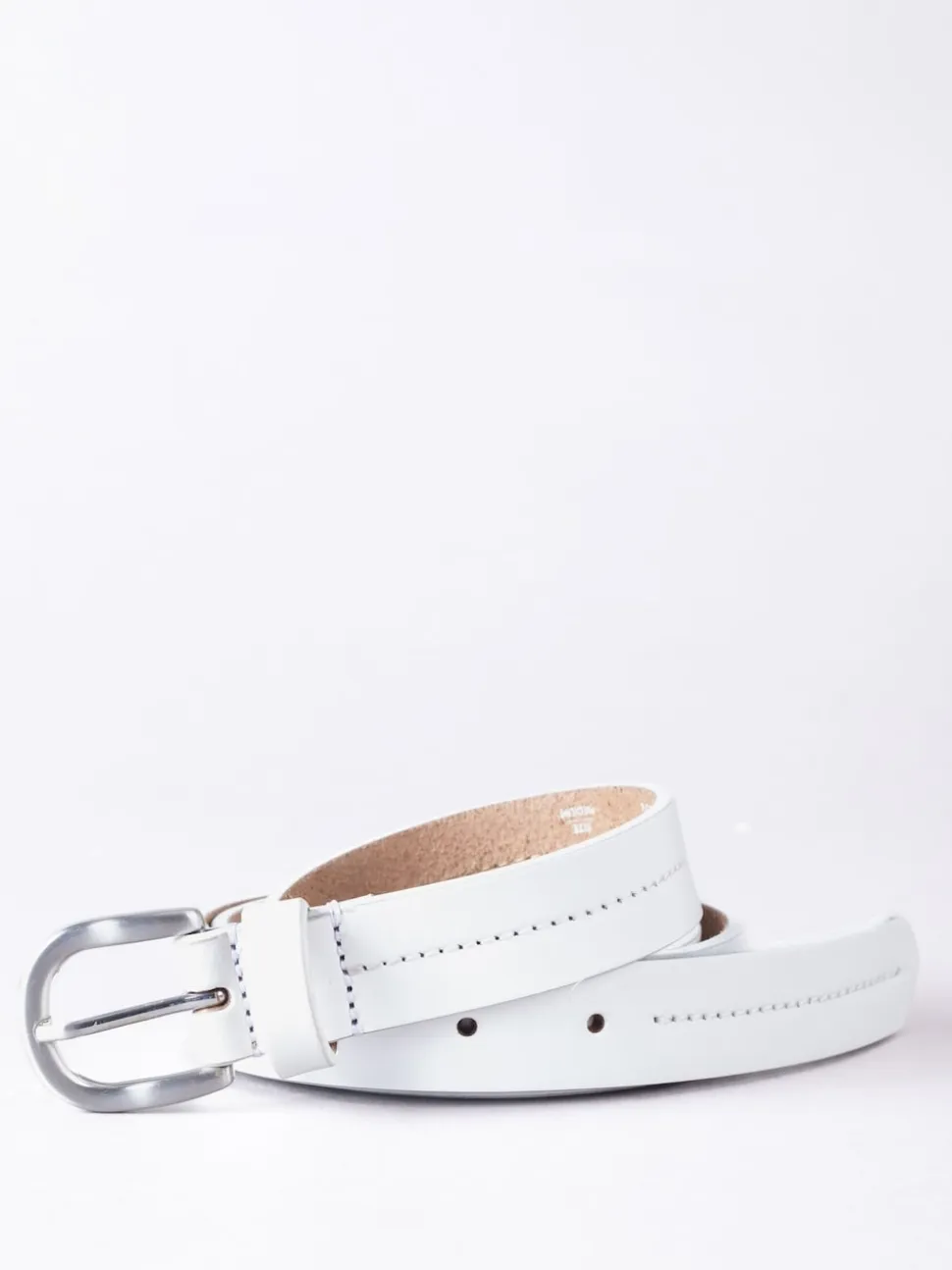 Lakeland Leather White Kendal Belt
