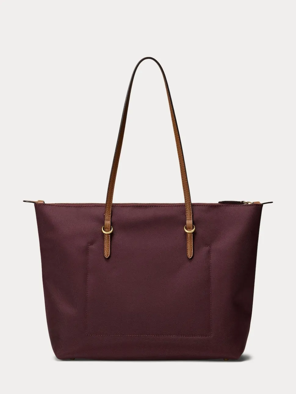 Lauren Ralph Lauren Red Keaton Nylon Tote Bag
