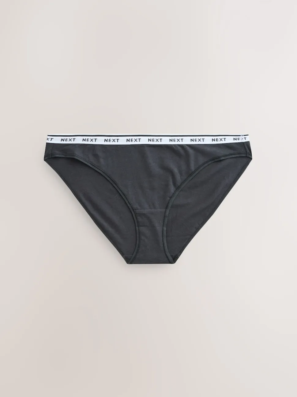 Leopard Print High Leg Cotton Logo Knickers 4 Pack
