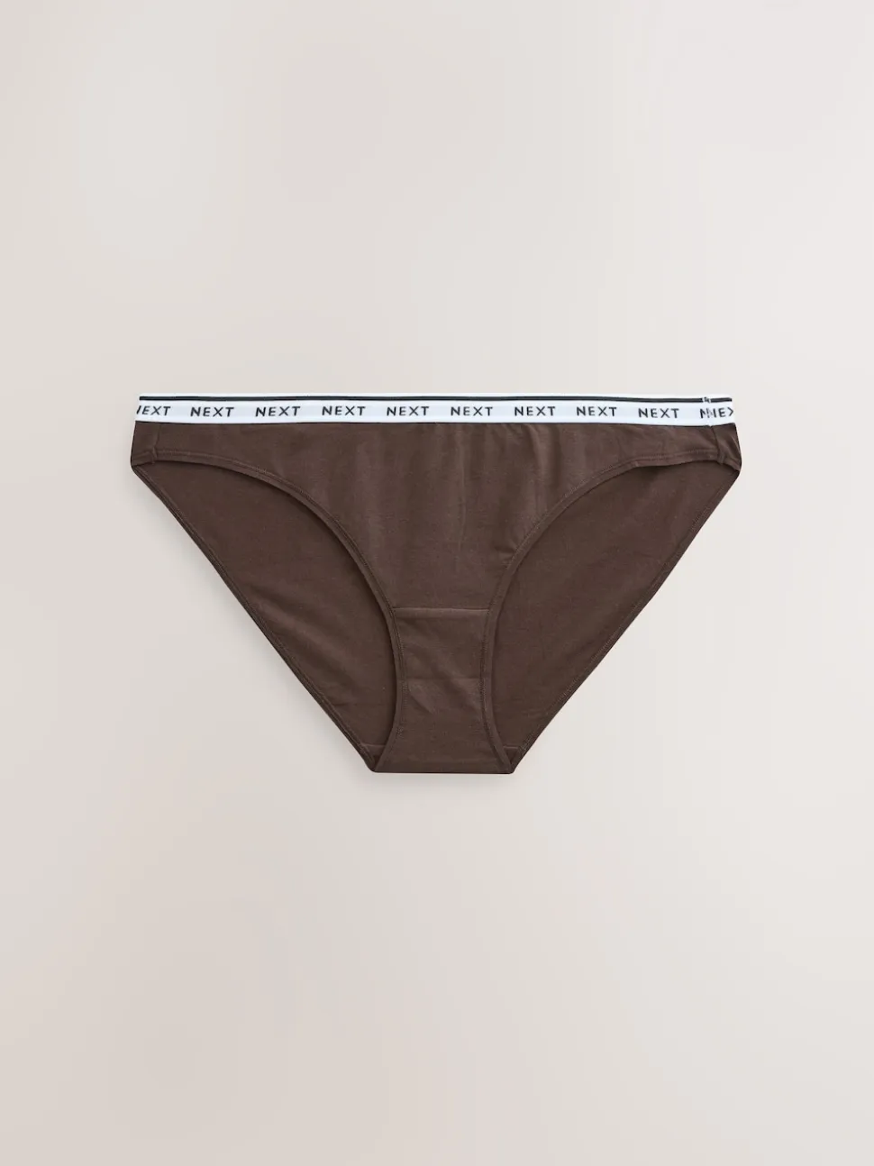 Leopard Print High Leg Cotton Logo Knickers 4 Pack
