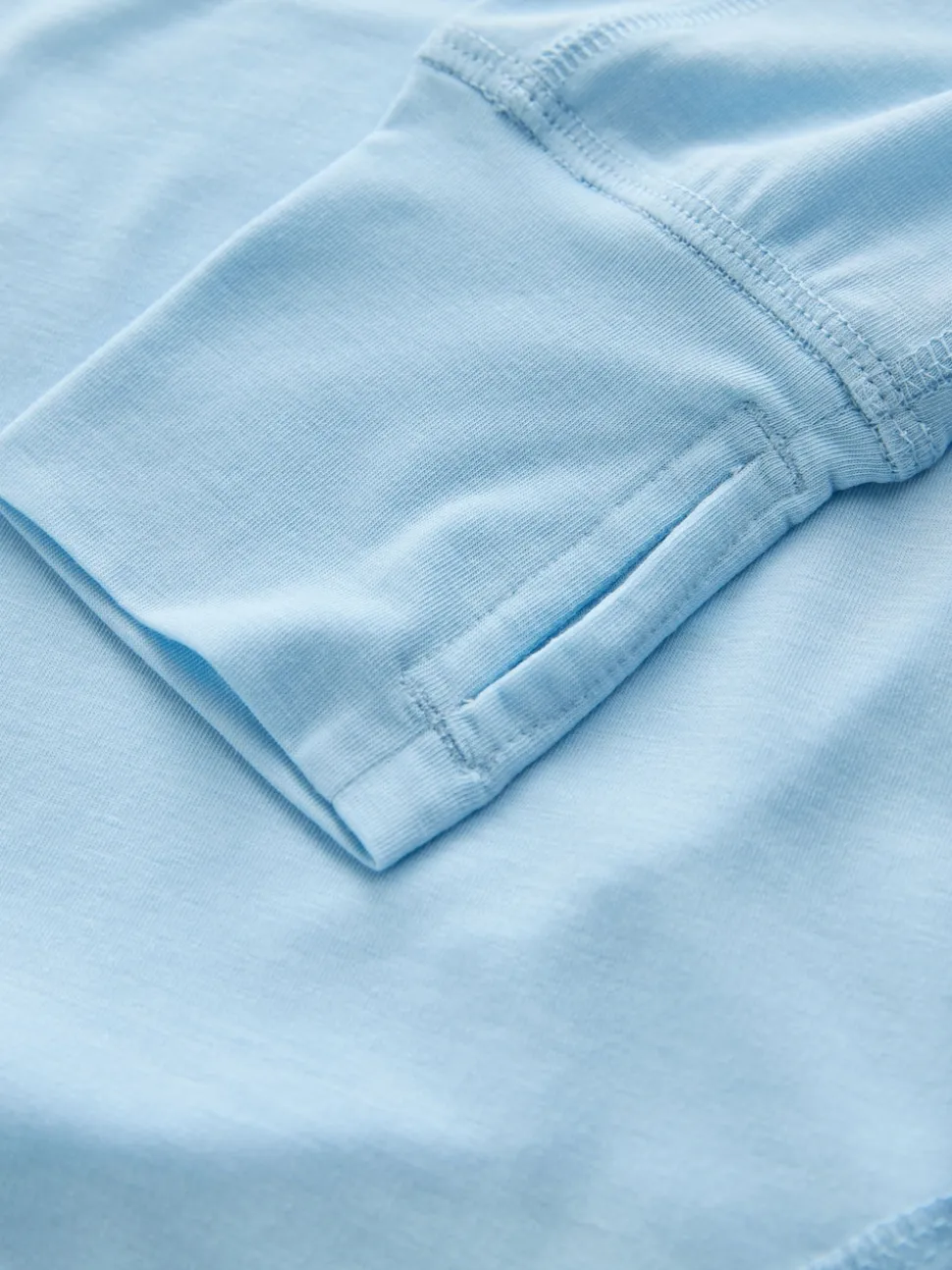 Light Blue Active Crew Neck Long Sleeve T-Shirt