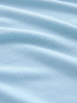Light Blue Active Crew Neck Long Sleeve T-Shirt