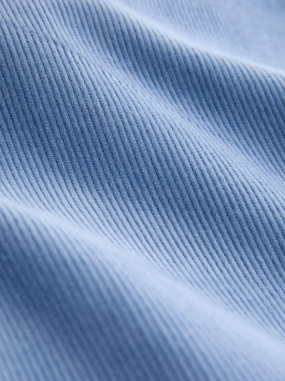 Light Blue Cord Wide Leg Trousers