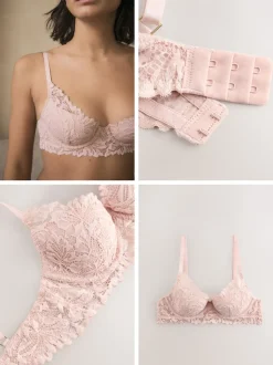 Light Pink Pad Balcony Lace Ultimate Comfort Bra