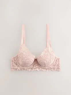 Light Pink Pad Balcony Lace Ultimate Comfort Bra