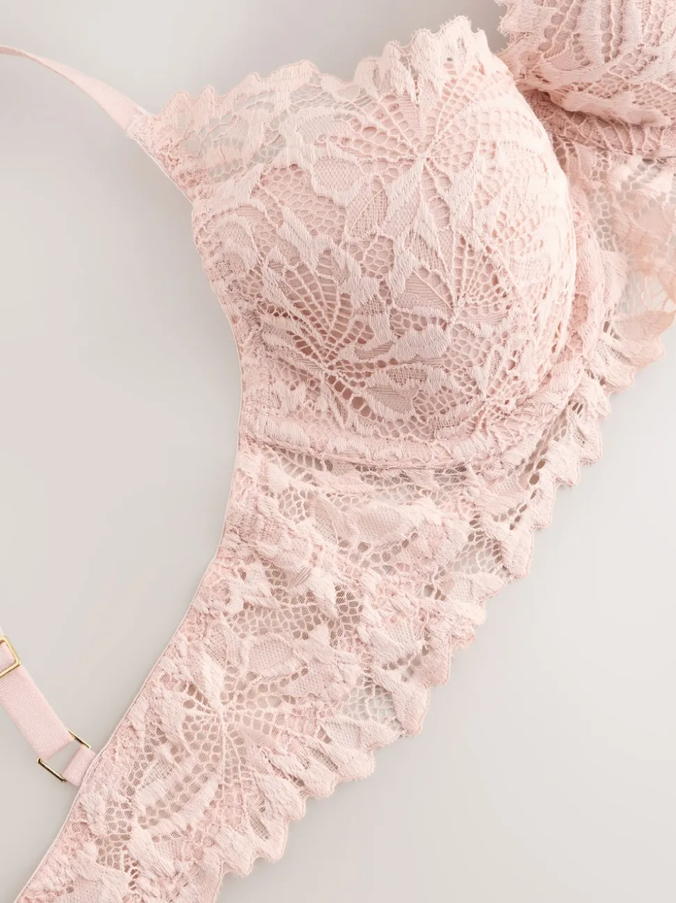 Light Pink Pad Balcony Lace Ultimate Comfort Bra