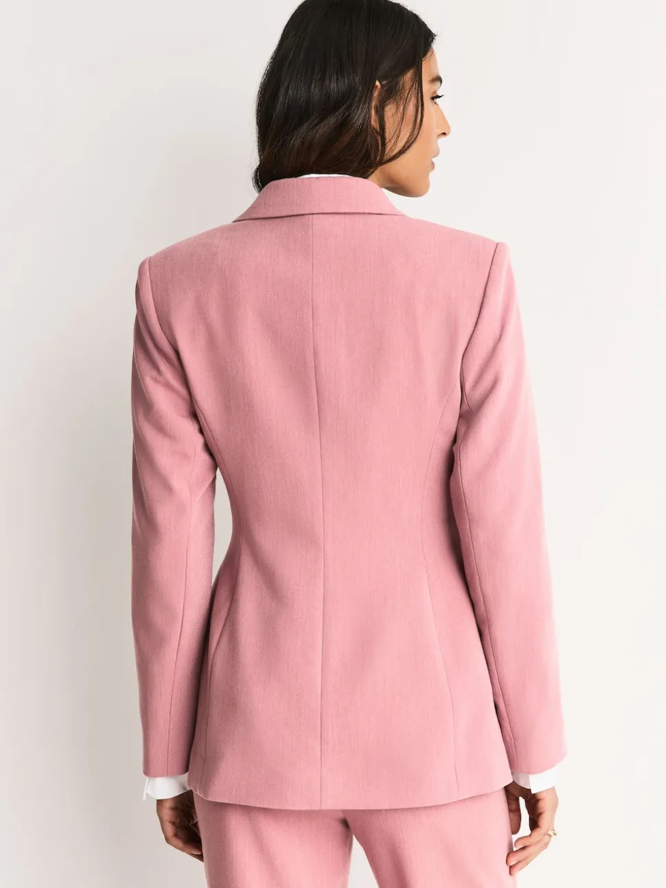 Light Pink Sculpting Single Breasted Blazer