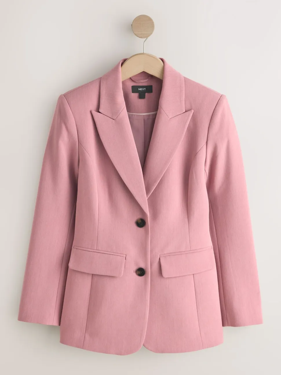 Light Pink Sculpting Single Breasted Blazer
