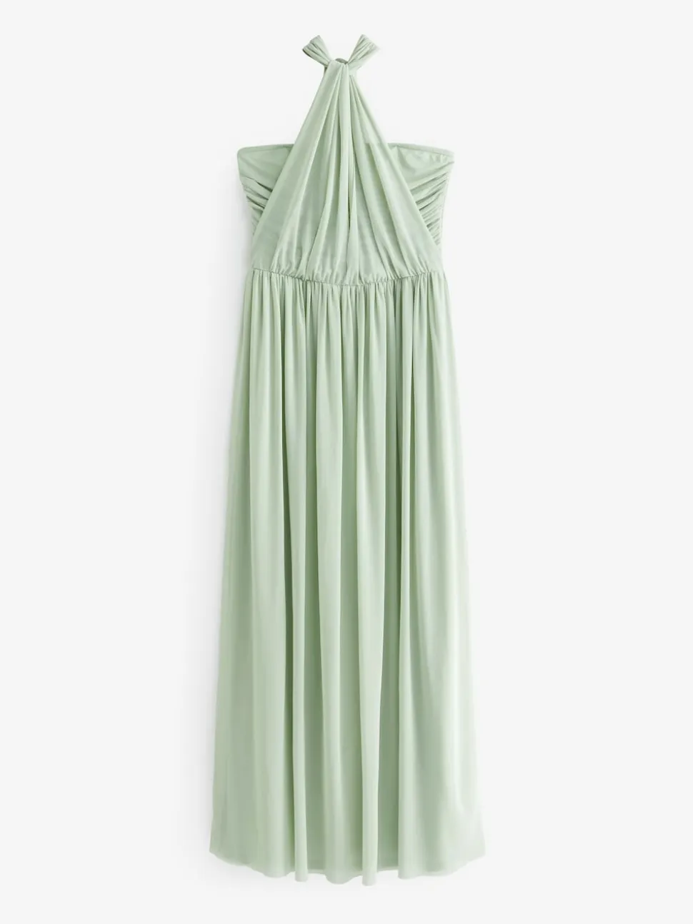 Light Sage Green Mesh Multiway Wedding Guest Bridesmaid Maxi Dress